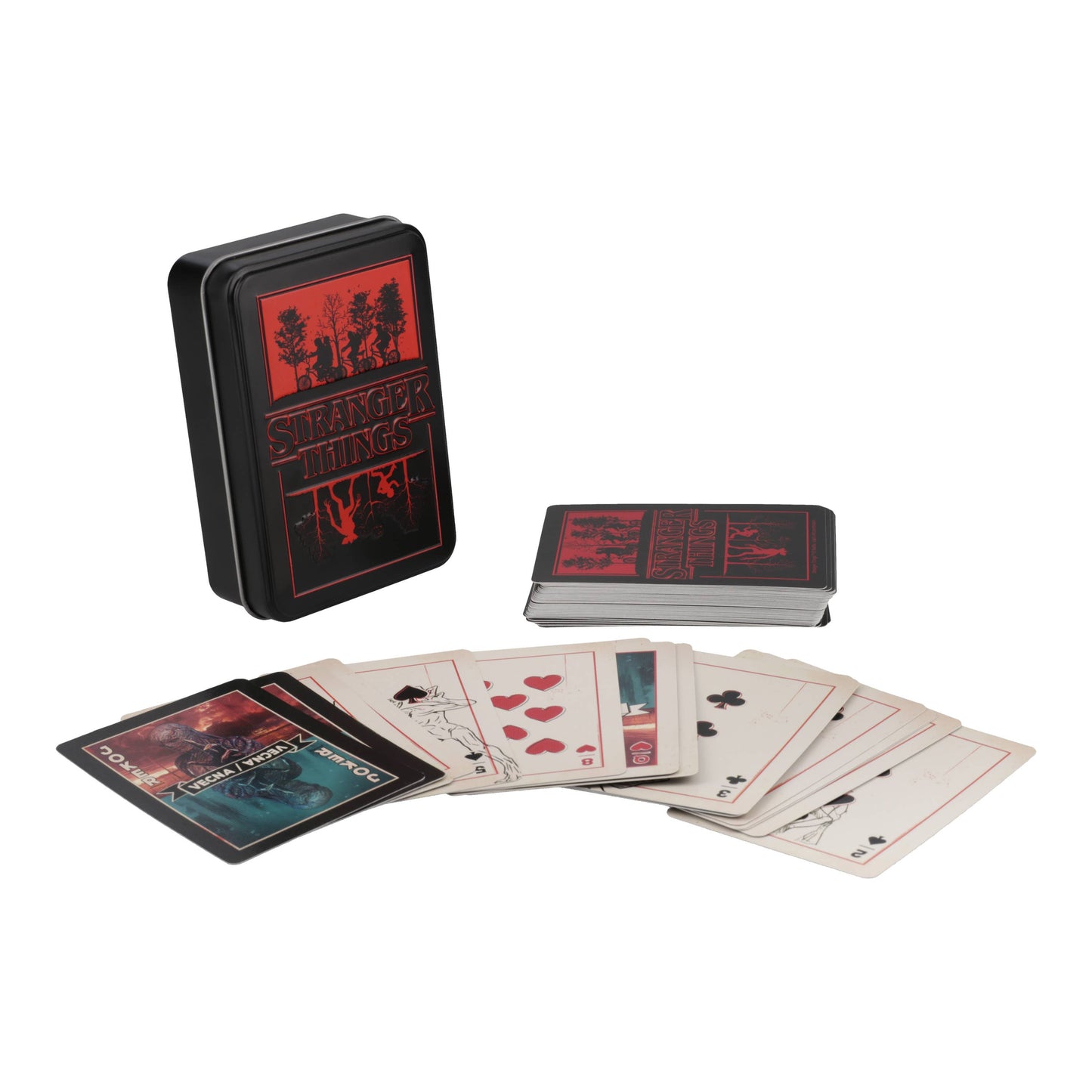 Stranger Things 5 Playing Cards in a Tin