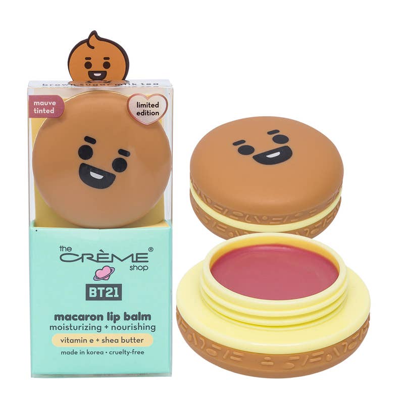 The Crème Shop x BT21 Shooky Macaron Lip Balm