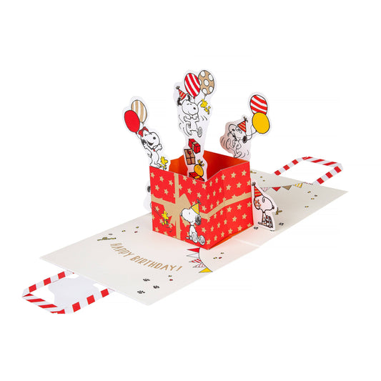 Pop-Up Birthday Card - 3D SNOOPY & PEANUTS™ Pop-Up Balloons