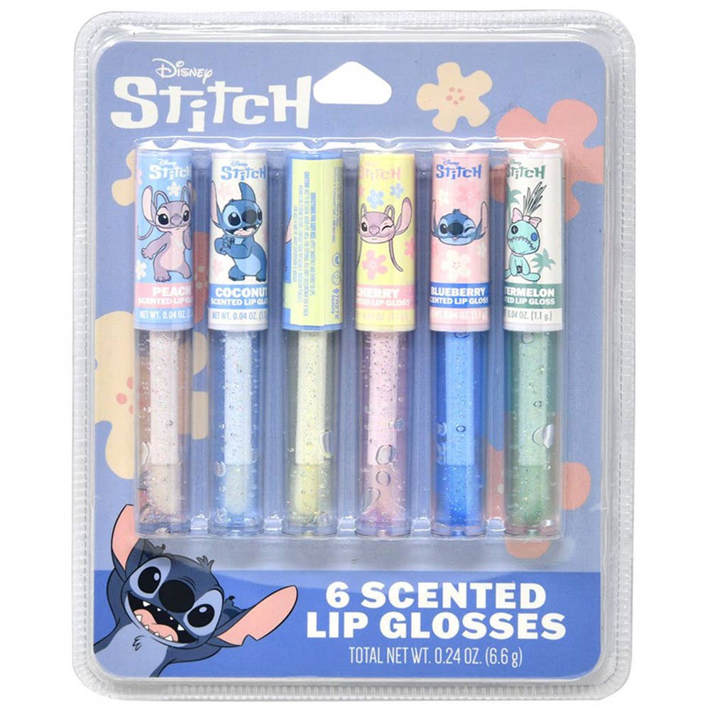 STITCH 6PC SCENTED LIP GLOSS, 42LO522HBAZ