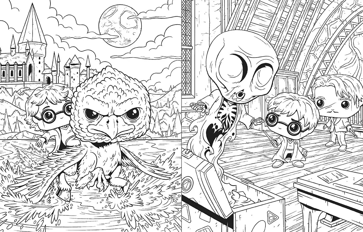Official Funko Pop Coloring Book