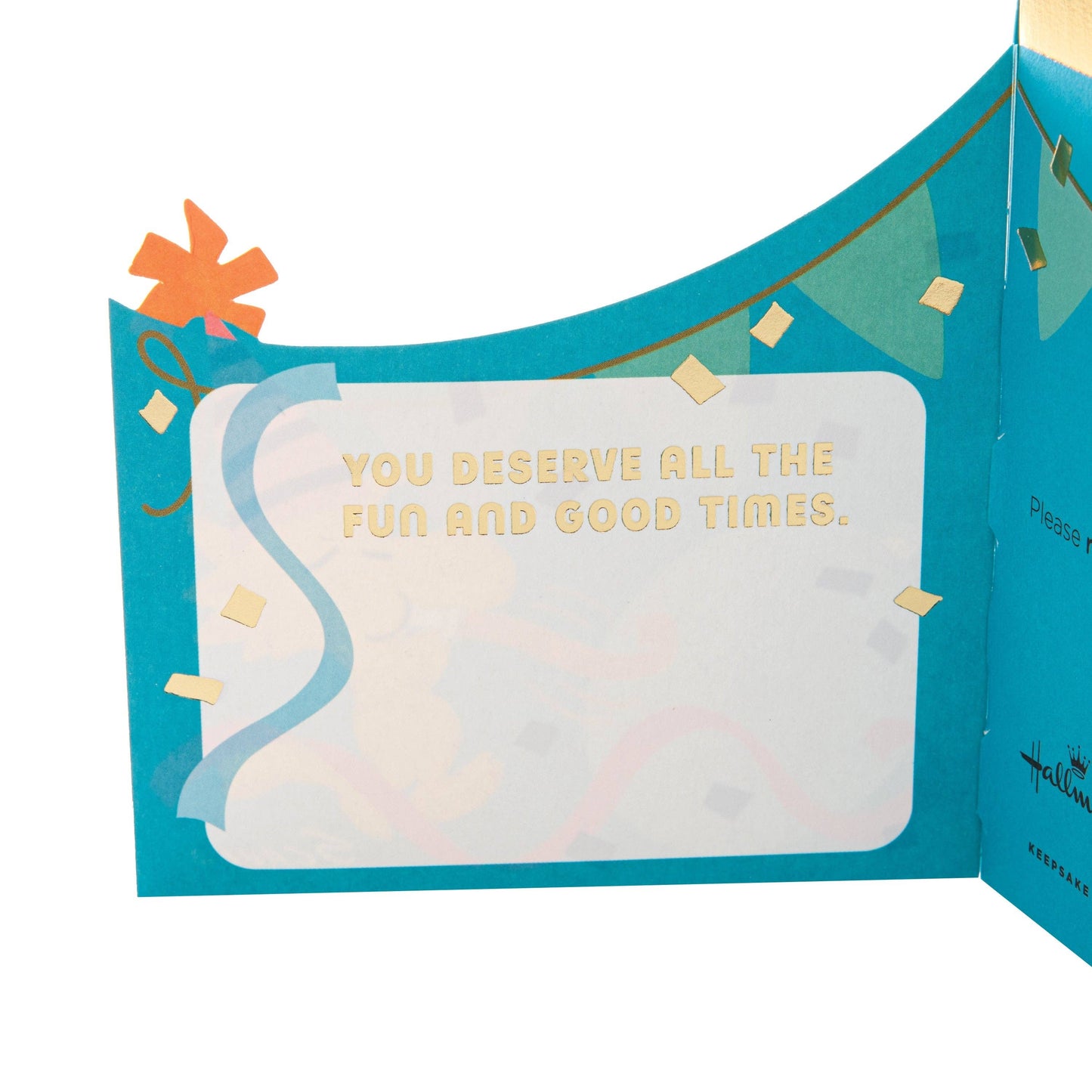 Jumbo Birthday Card - 3D Pop-Up PEANUTS™ SNOOPY & WOODSTOCK