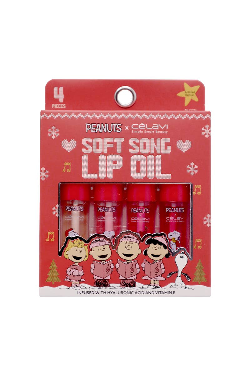 Celavi P46277H Peanuts Soft Song Lip Oil Set - 12