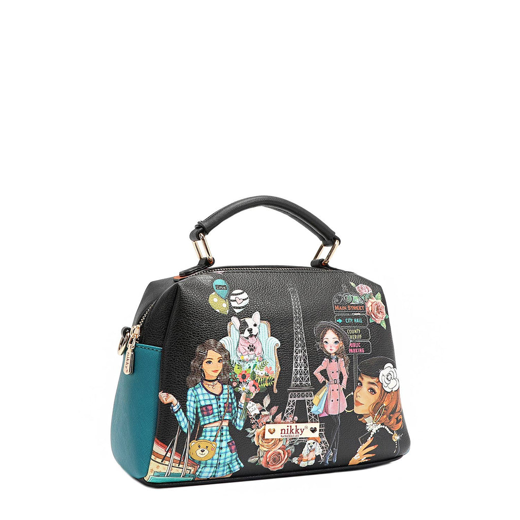 NIKKY MAKES FRIENDS 3 PIECE SET (SATCHEL, CROSSBODY, WALLET)