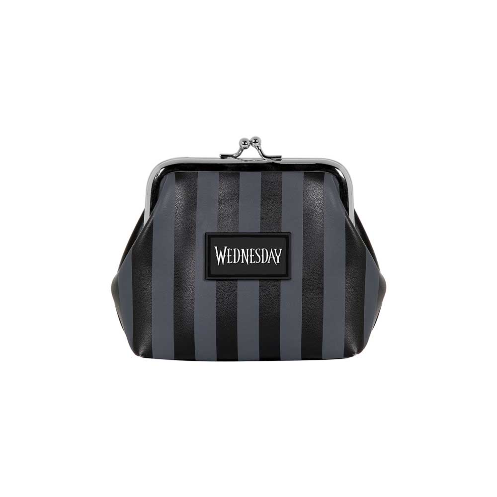 Wednesday Original-Retro Maxi Coin Purse, Black