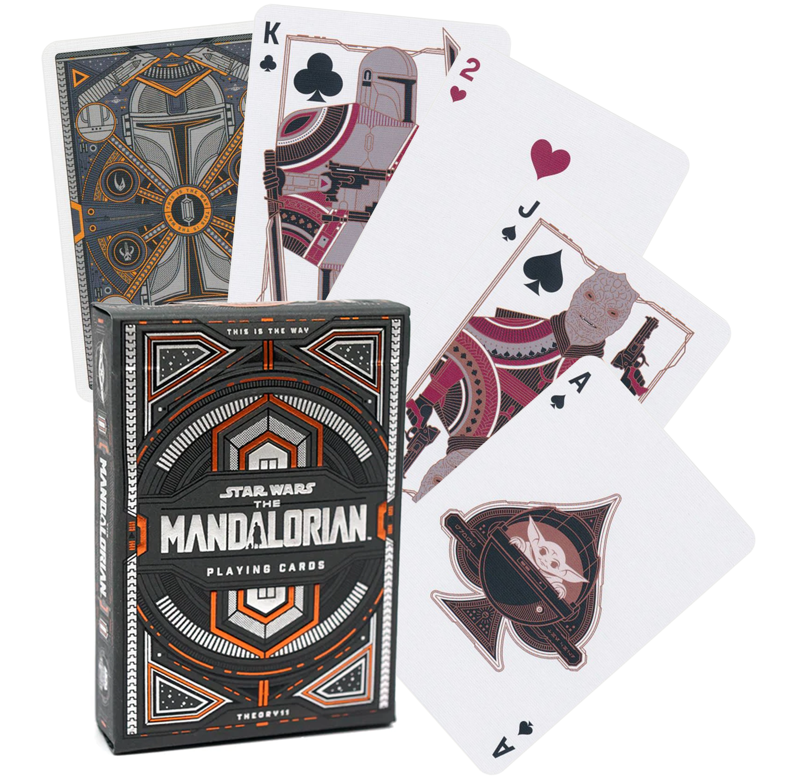 Mandalorian V2 Stars Wars Playing Cards Theory11