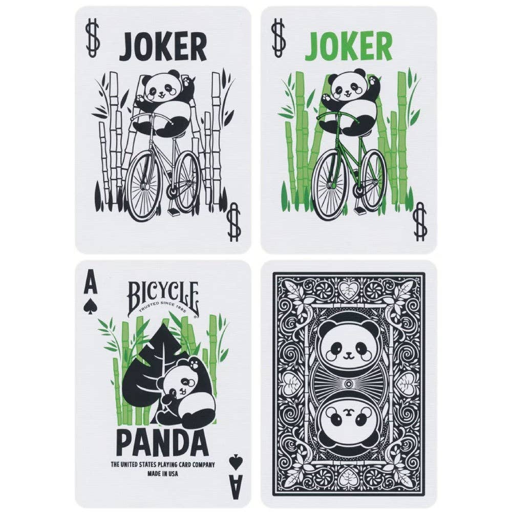 Panda Playing Cards Bicycle
