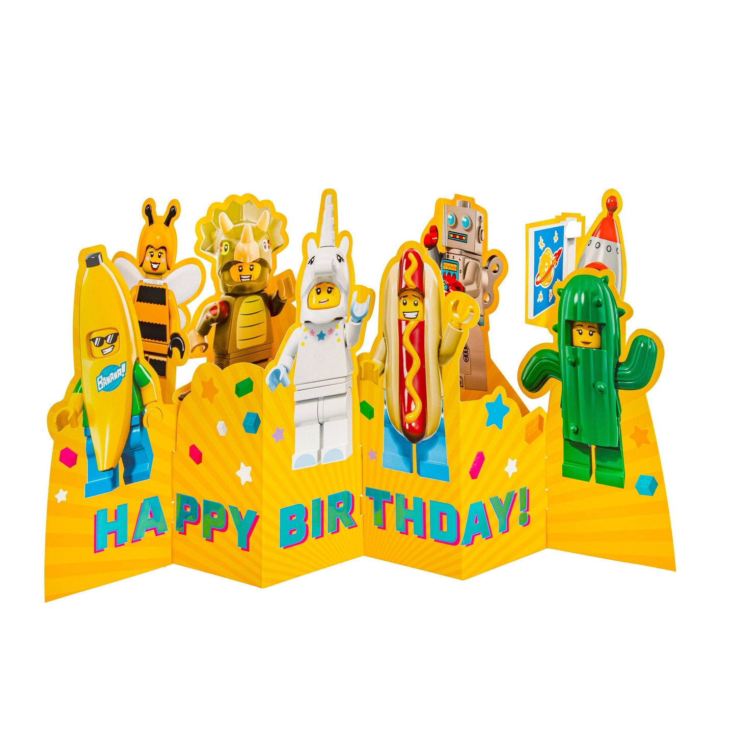 Birthday Card - 3D & Pop-Up LEGO® Characters Design