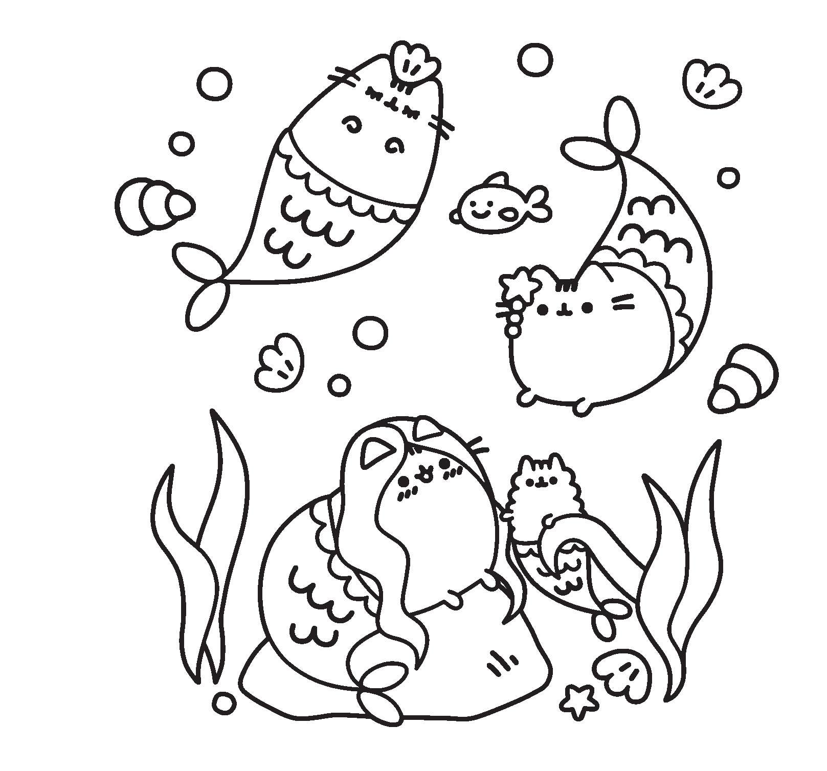 Pusheen Coloring Book