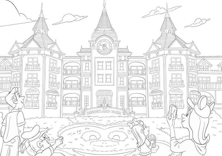 Disney: Disneyland Paris Colouring Book