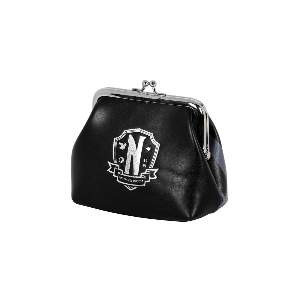 Wednesday Original-Retro Maxi Coin Purse, Black