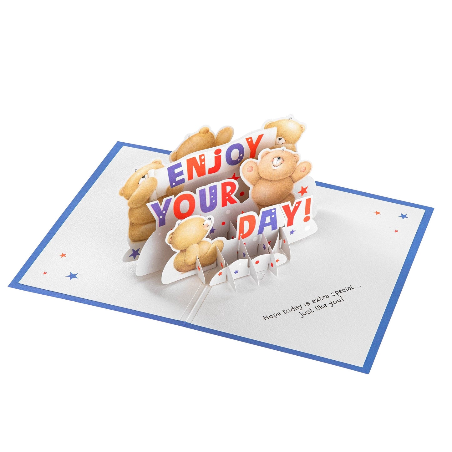 3D Pop-Up Forever Friends Celebration Greeting Card