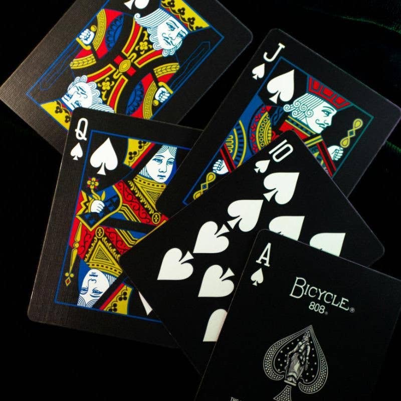 Bicycle Rider Back Reverse Cards Deck (Green & Black)