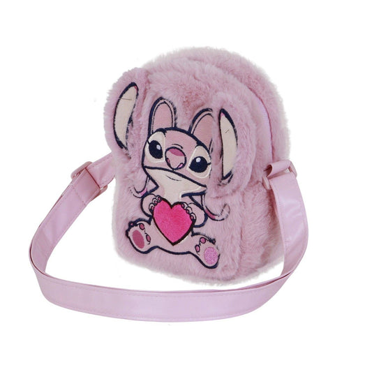 Disney Lilo & Stitch Angel Heart-Action Plush Crossbody Bag
