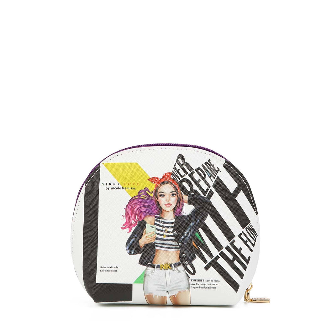 ZIP AROUND COSMETIC POUCH