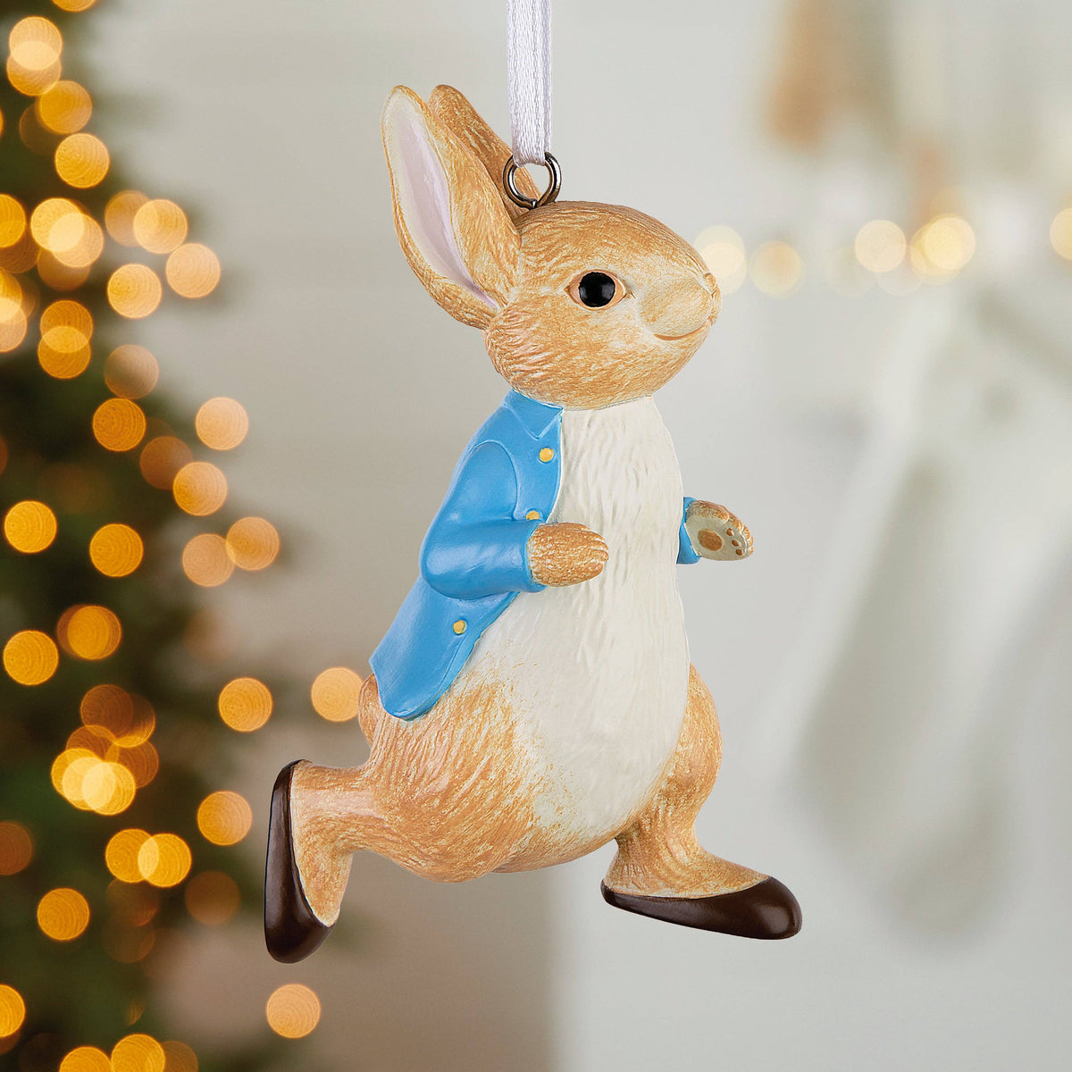 Collectable Peter Rabbit™ Resin Hanging Christmas Ornament
