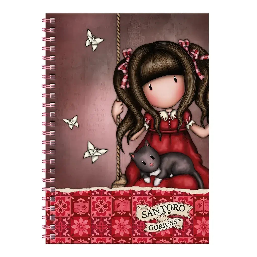 Gorjuss - Notebook with Stationery - Ruby