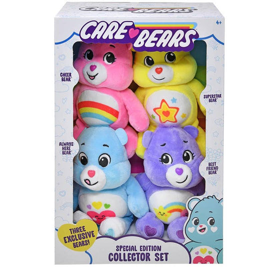 Care Bears Four Pack Plush Treasure Box