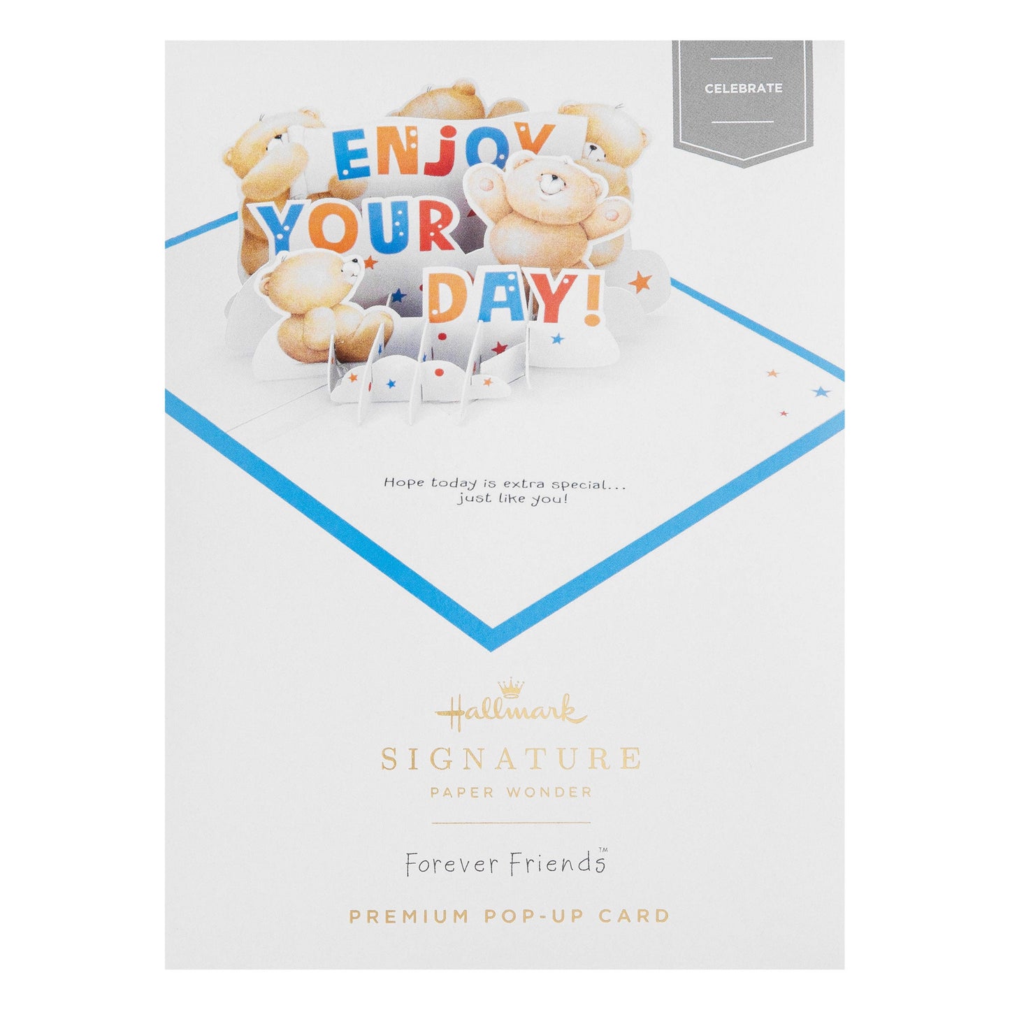3D Pop-Up Forever Friends Celebration Greeting Card
