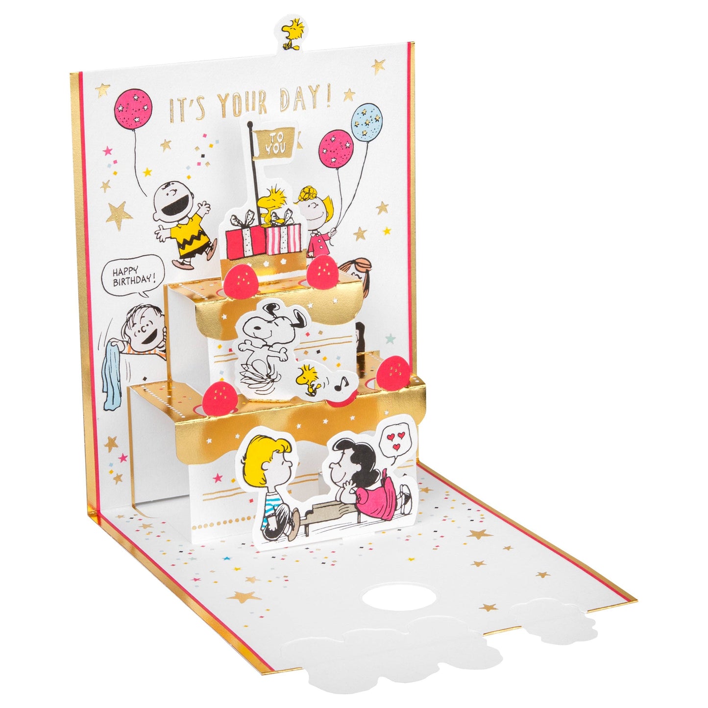 Pop-Up Birthday Card - 3D SNOOPY & PEANUTS™ Pop-Up Design