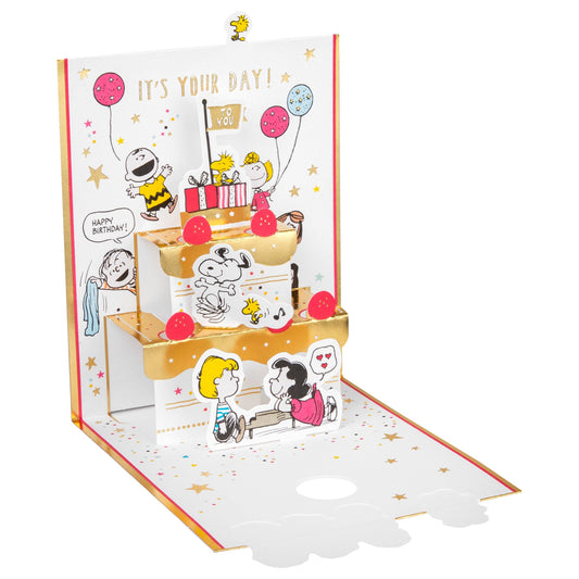 Pop-Up Birthday Card - 3D SNOOPY & PEANUTS™ Pop-Up Design