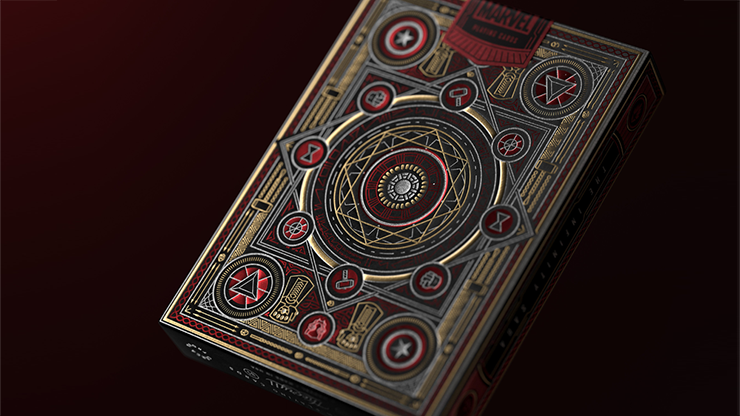 Avengers Red Edition The Infinity Saga Theory11 Playing Card