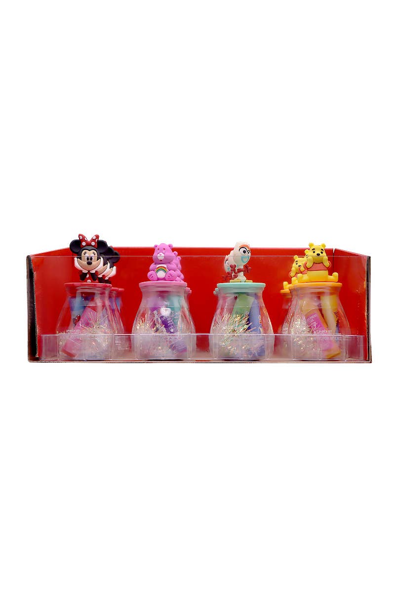 Disney Lip Balm Set in reusable Jar - 12set