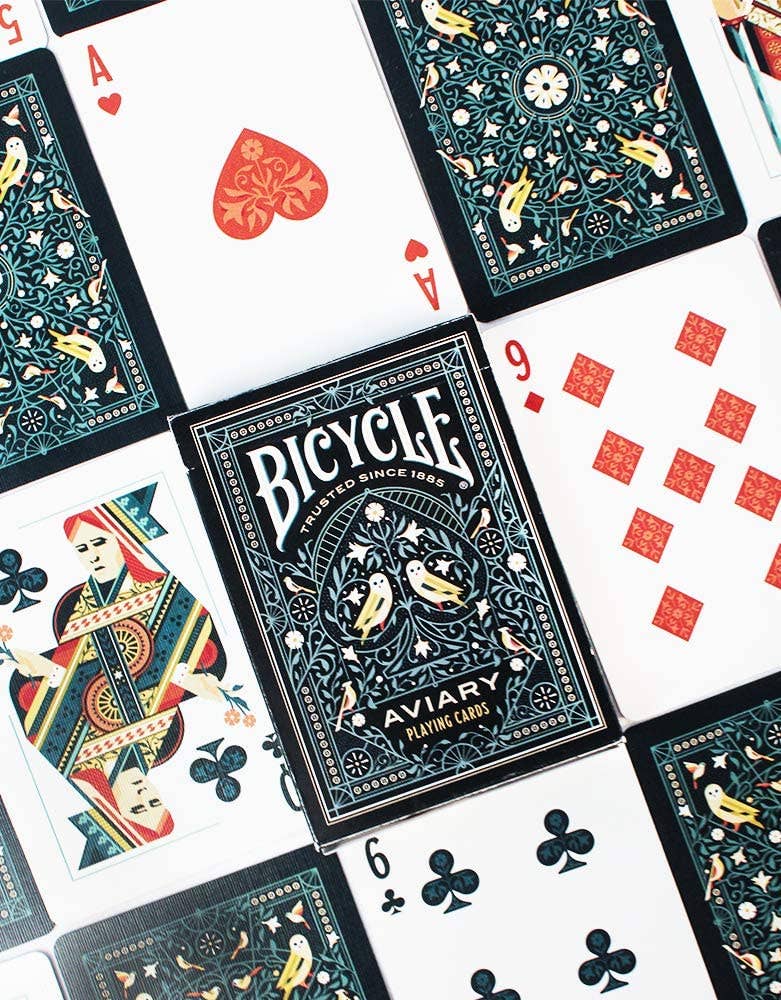 Bicycle Aviary Cards