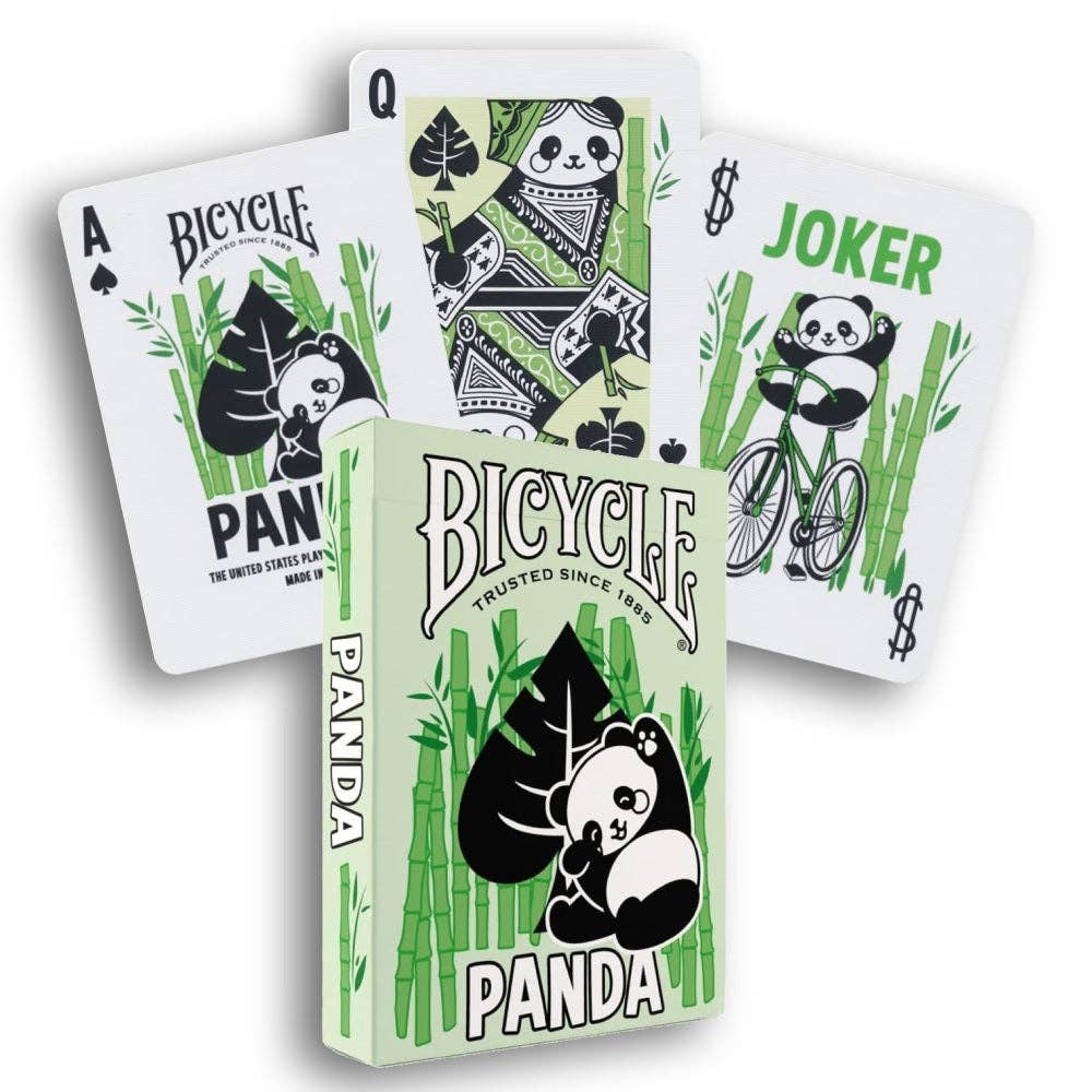 Panda Playing Cards Bicycle