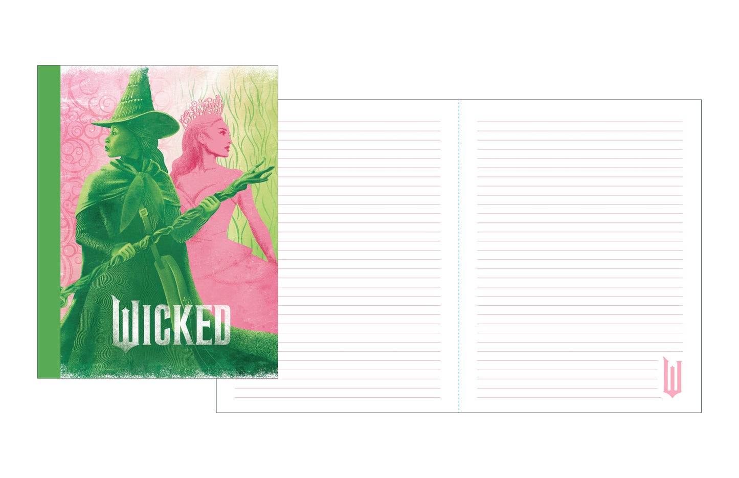 Wicked Pink & Green Composition Notebook Set (Set of 2)