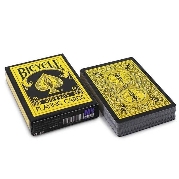 Bicycle Rider Back Reverse Cards Deck (Yellow & Black)