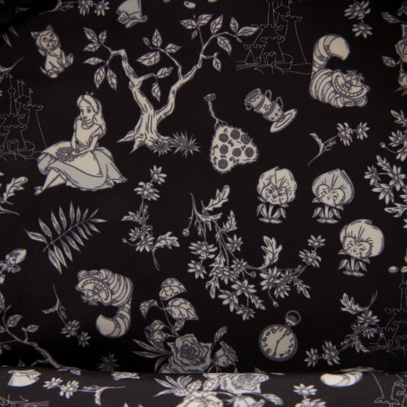 Alice in Wonderland Floral Mini Backpack