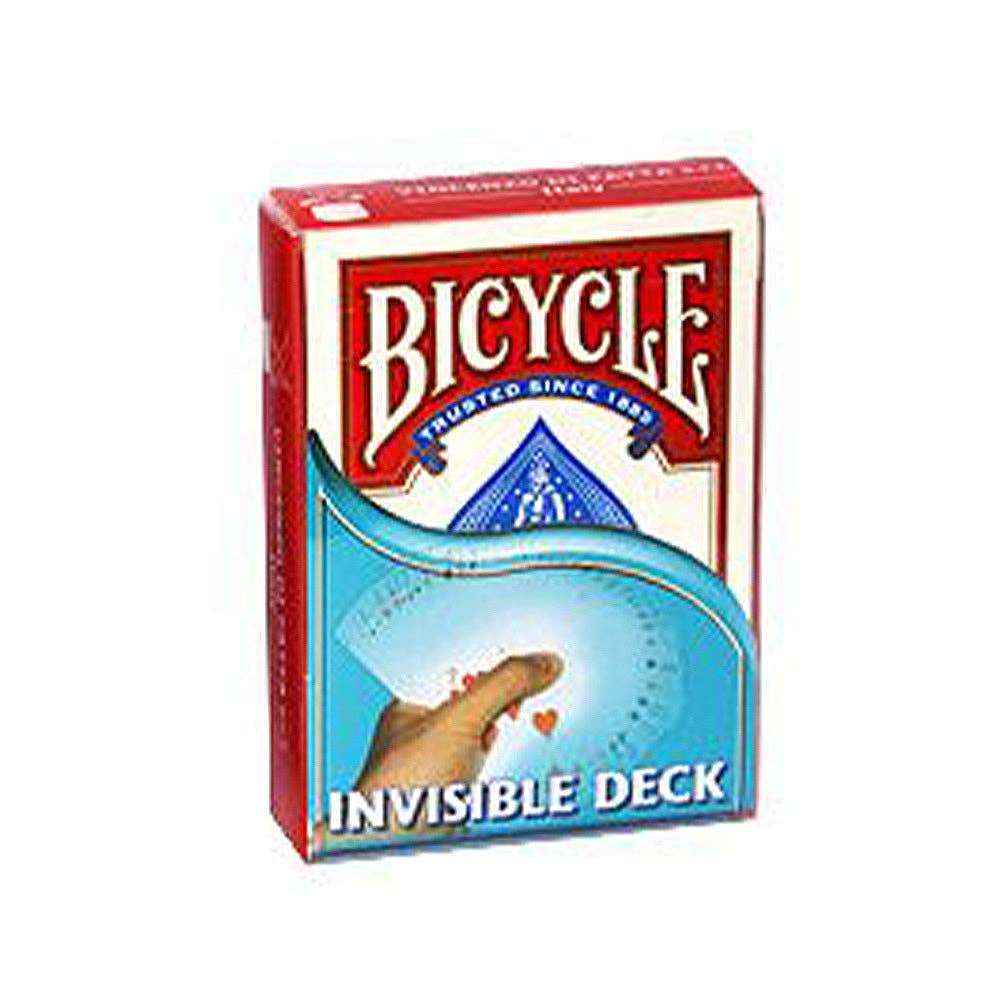 Bicycle Invisible Deck Red