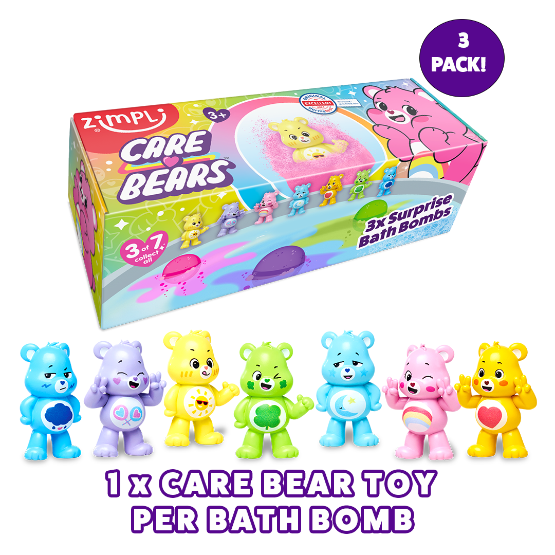 Zimpli 3x Baff Bombz Surprise - Care Bears