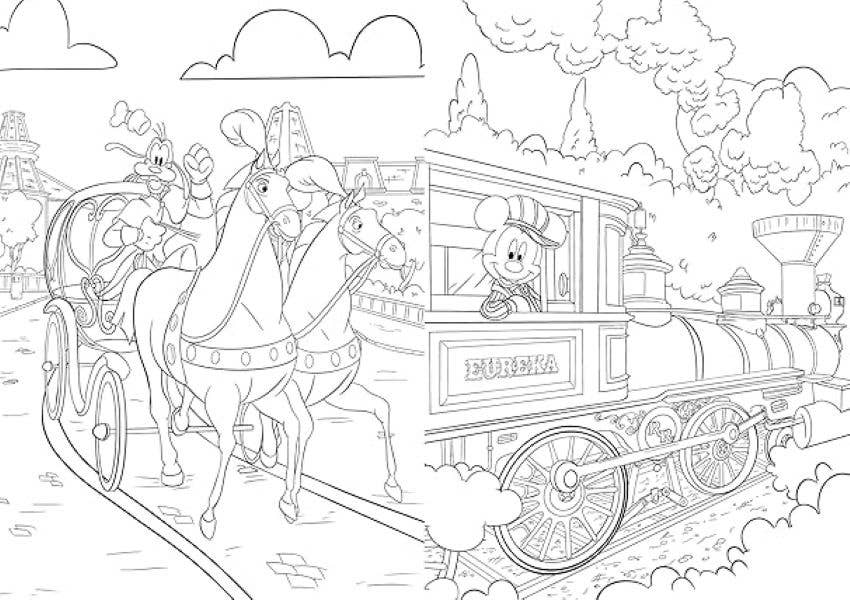 Disney: Disneyland Paris Colouring Book