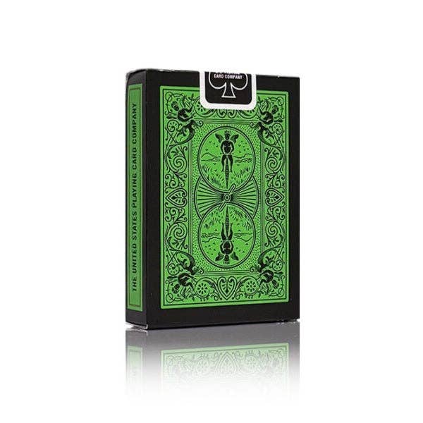 Bicycle Rider Back Reverse Cards Deck (Green & Black)