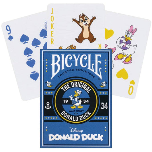 Disney Donald Duck playing cards Bicycle