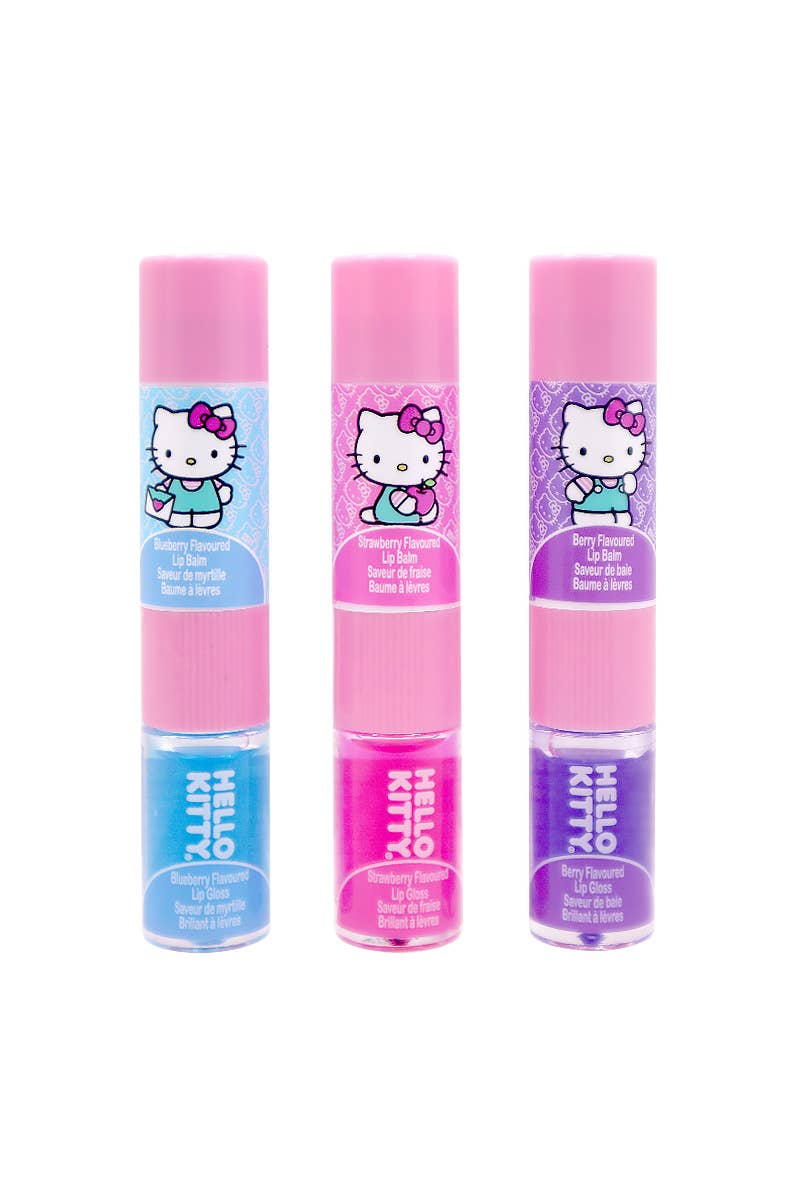 UPD HK1135GG Hello Kitty Lip Balm & Gloss Set with Case - 3
