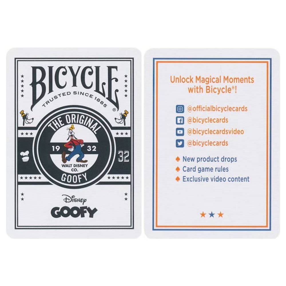 Disney Classic Goofy Playing Cards Bicycle