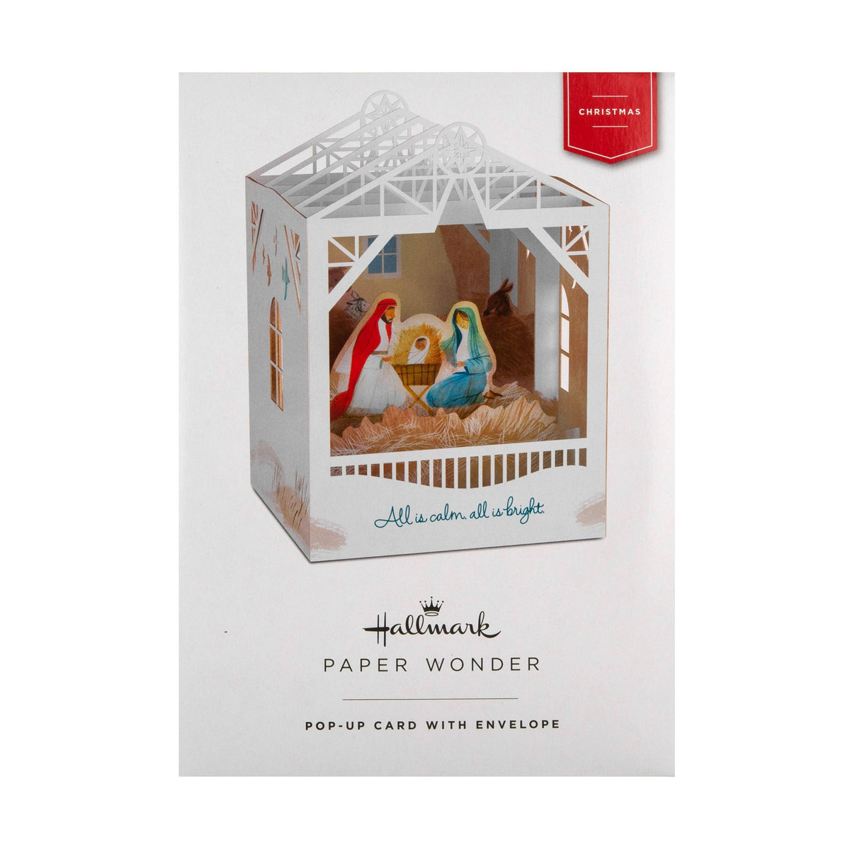 Christmas Paper Wonder Card - 3D Pop Up Nativity Scene
