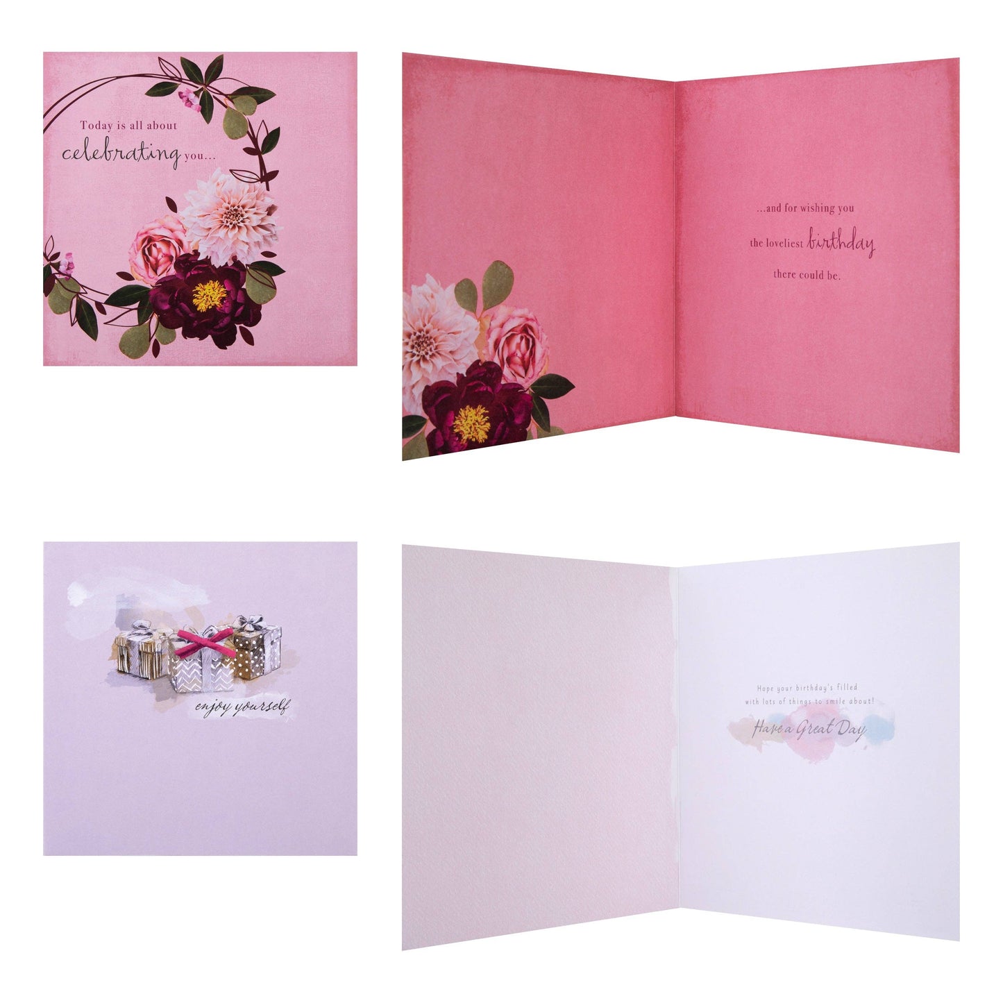 Birthday Cards Multipack - Pack of 30 in 6 Elegant Designs