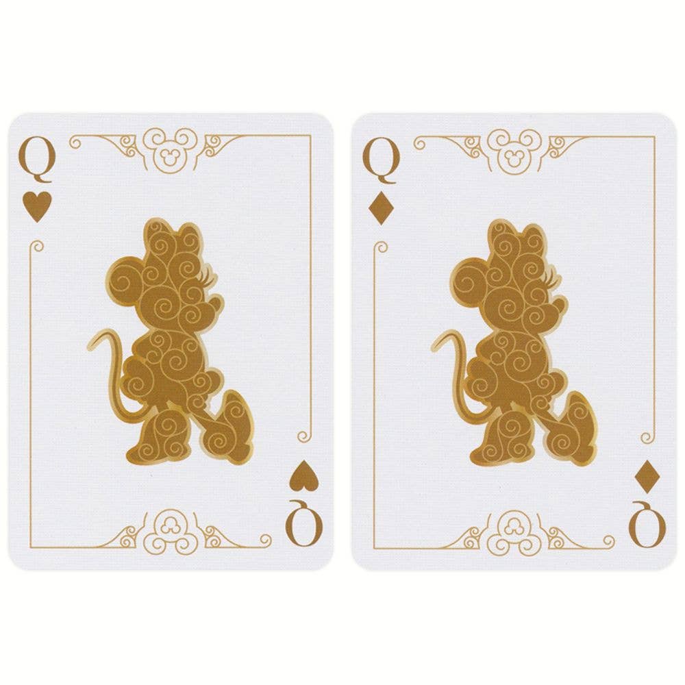 Bicycle Disney Mickey Mouse Black And Gold Playing Cards