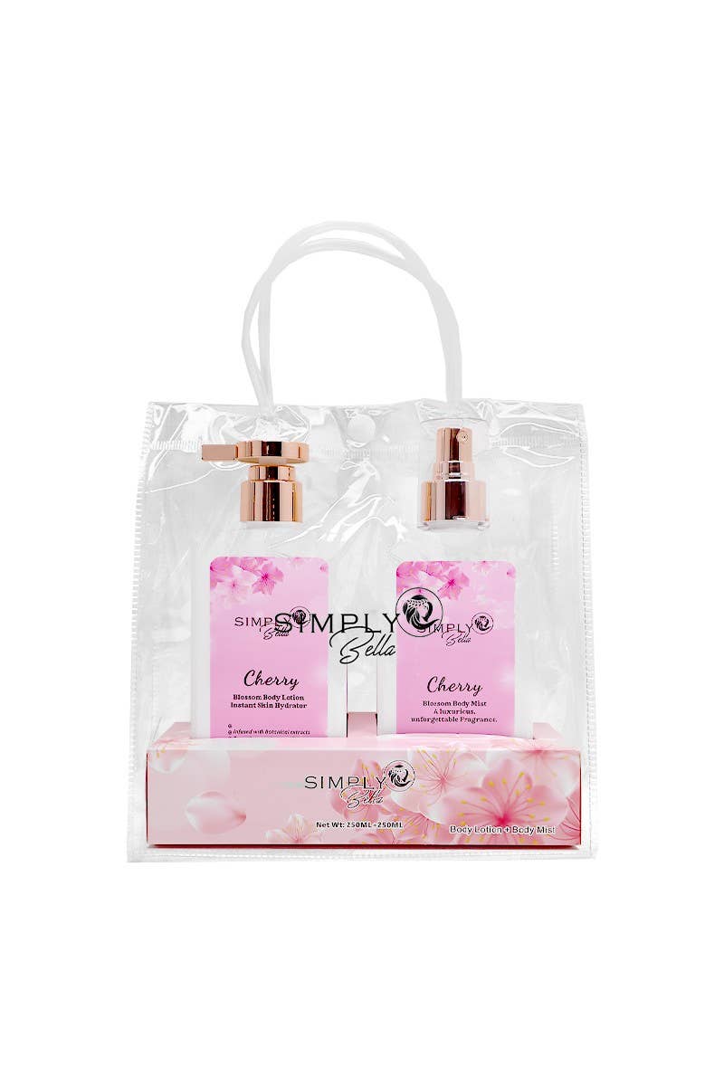 Simply Bella SLBM001 Cherry Body Lotion & Body Mist Set - 4