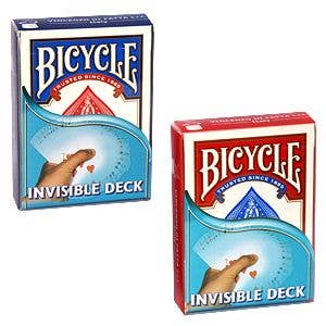 Bicycle Invisible Deck Red