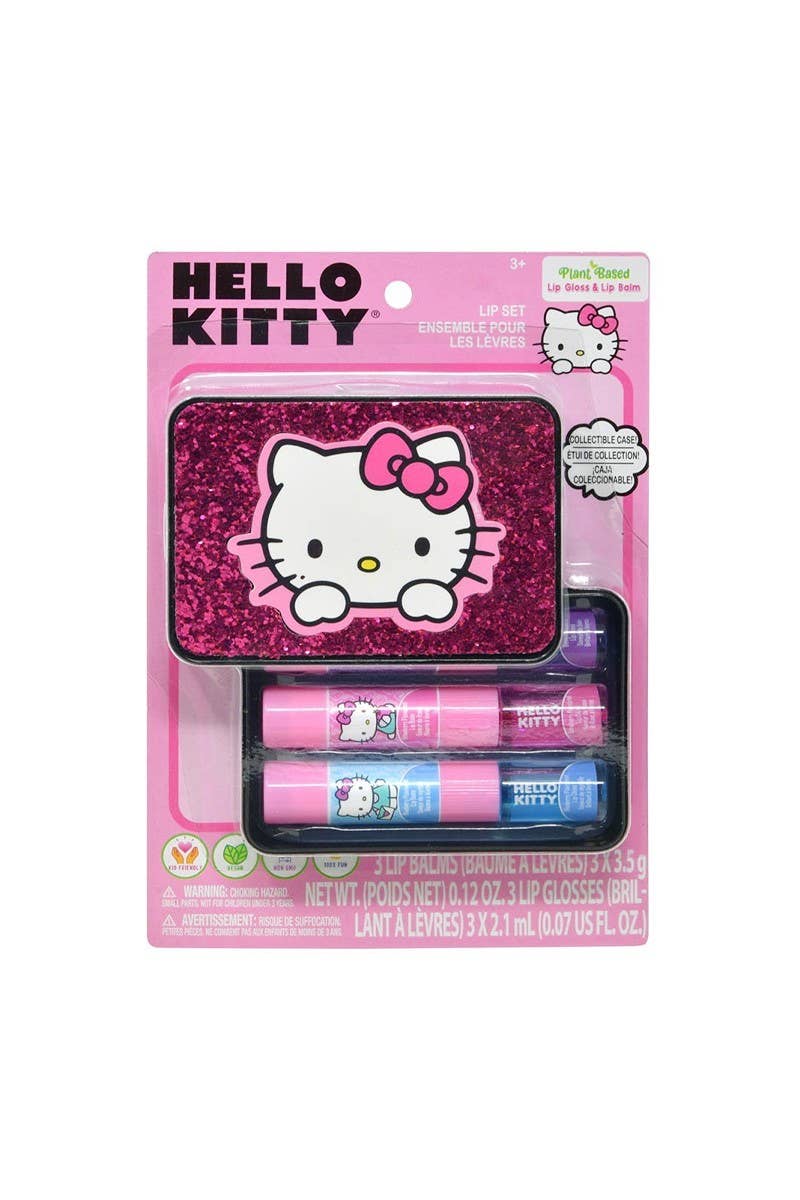 UPD HK1135GG Hello Kitty Lip Balm & Gloss Set with Case - 3