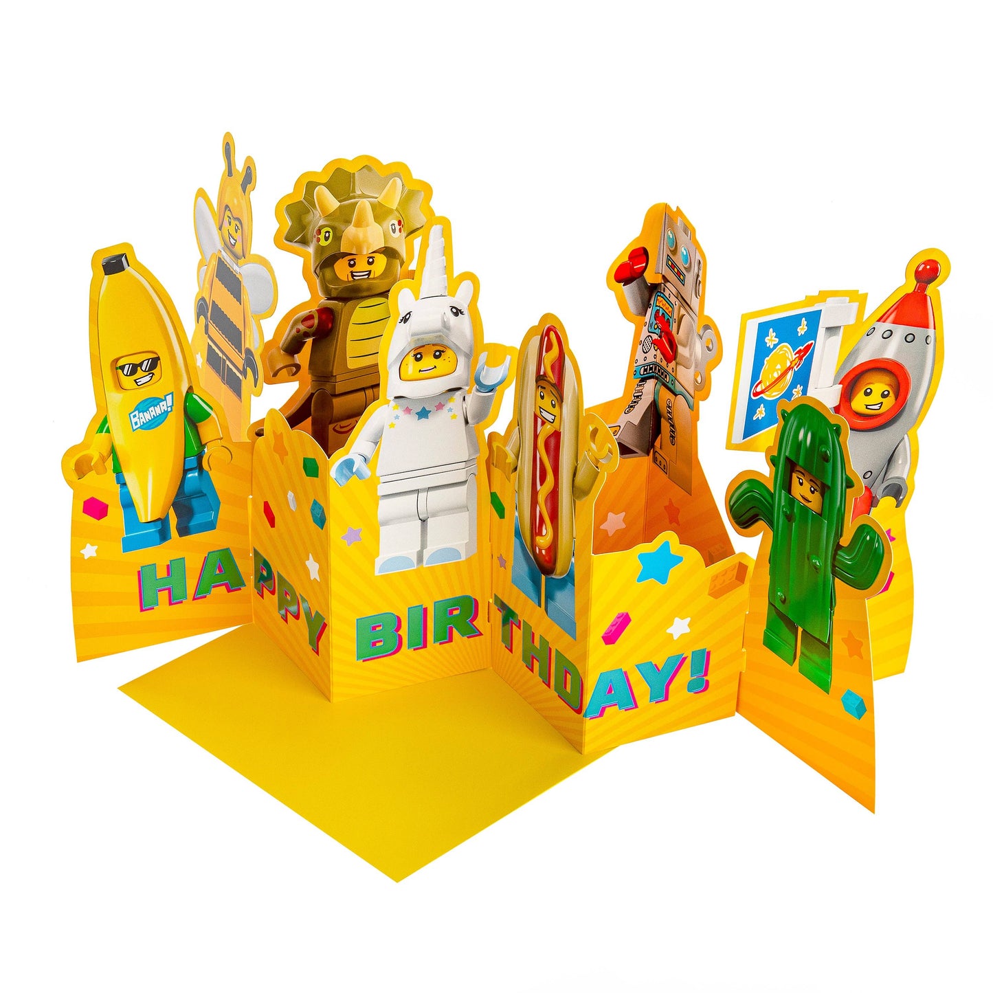 Birthday Card - 3D & Pop-Up LEGO® Characters Design