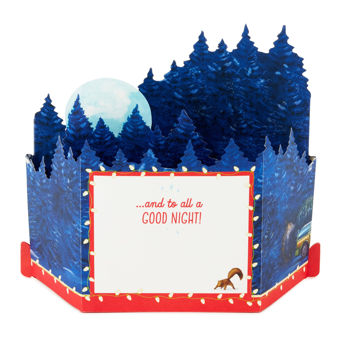 Musical Christmas Card 3D PopUp Light Music National Lampoon