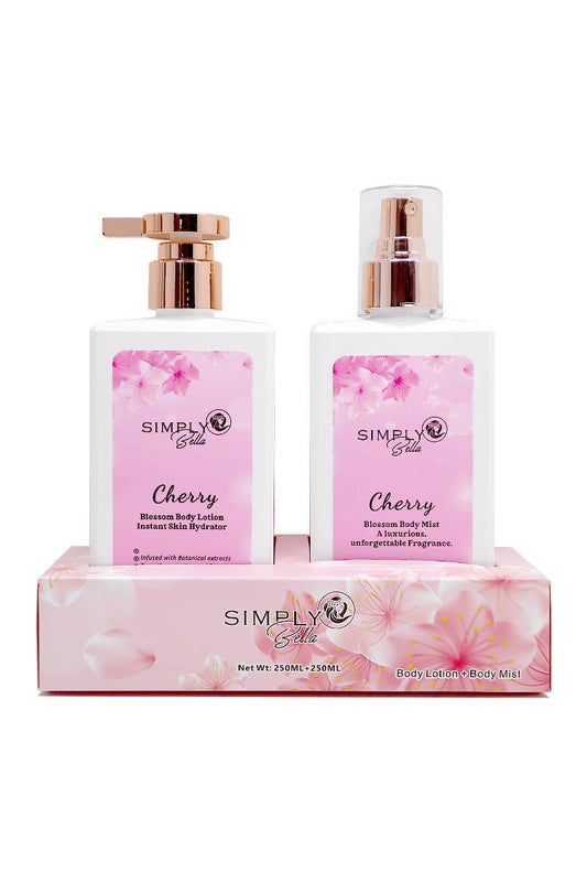 Simply Bella SLBM001 Cherry Body Lotion & Body Mist Set - 4