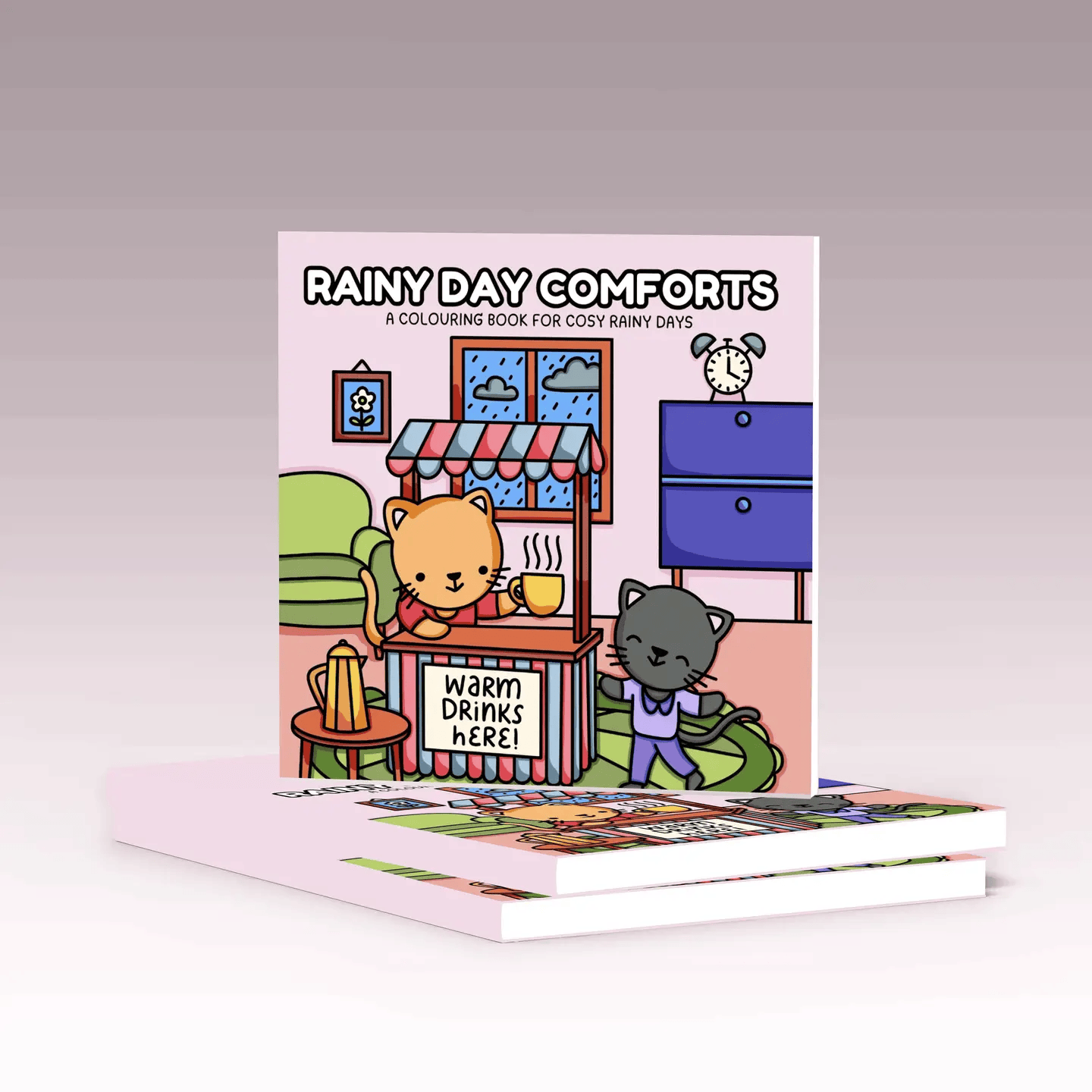Rainy Day Comforts: A Colouring Book For Cosy Rainy Days