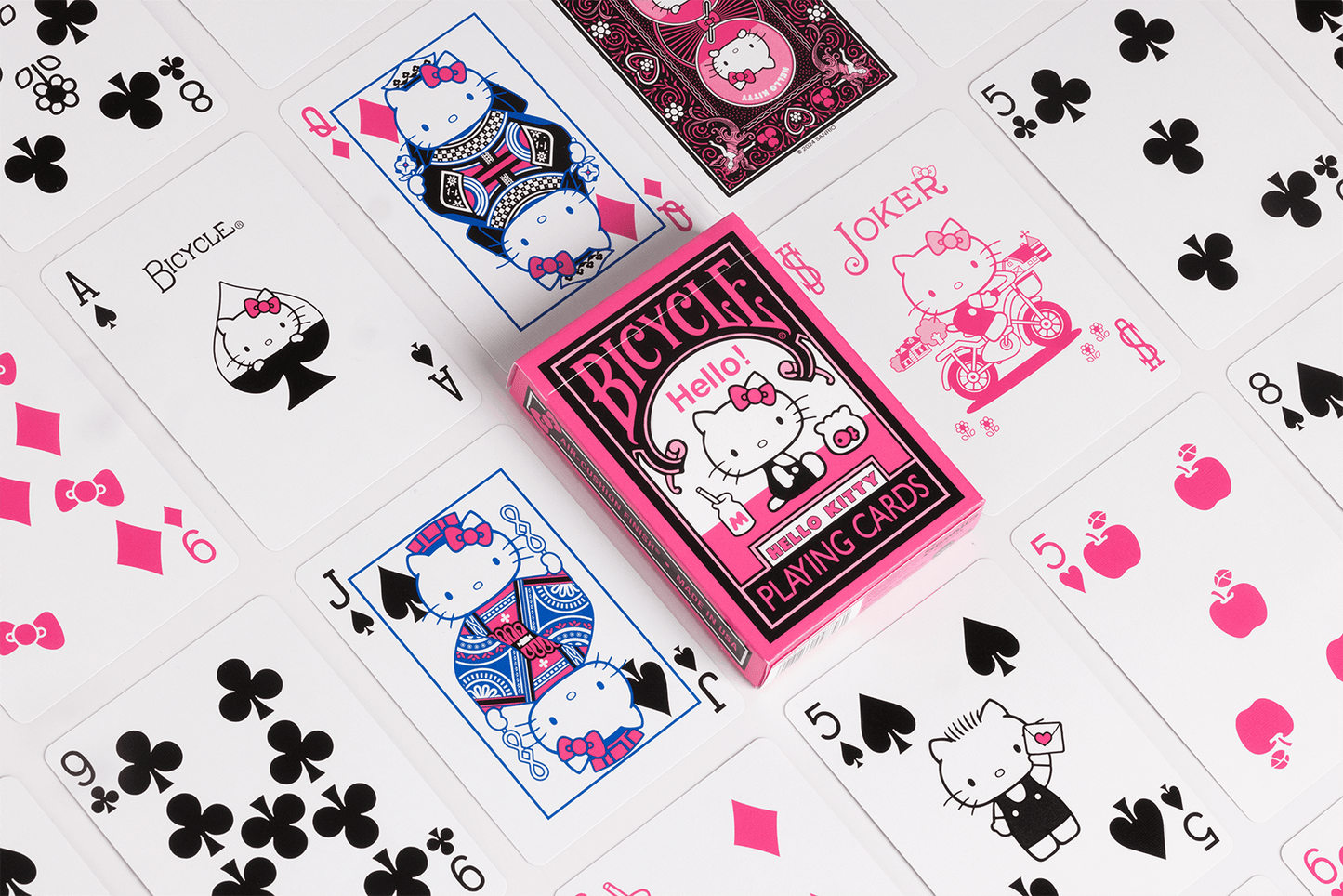 Bicycle® Hello Kitty Black Pink Playing Cards